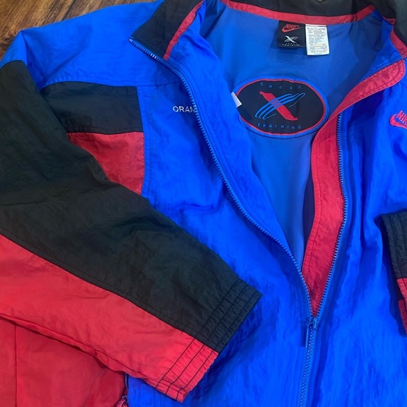 Vintage Nike Jacket XL 90s Colorblock Y2K Streetwear windbreaker cross training - Picture 2 of 16